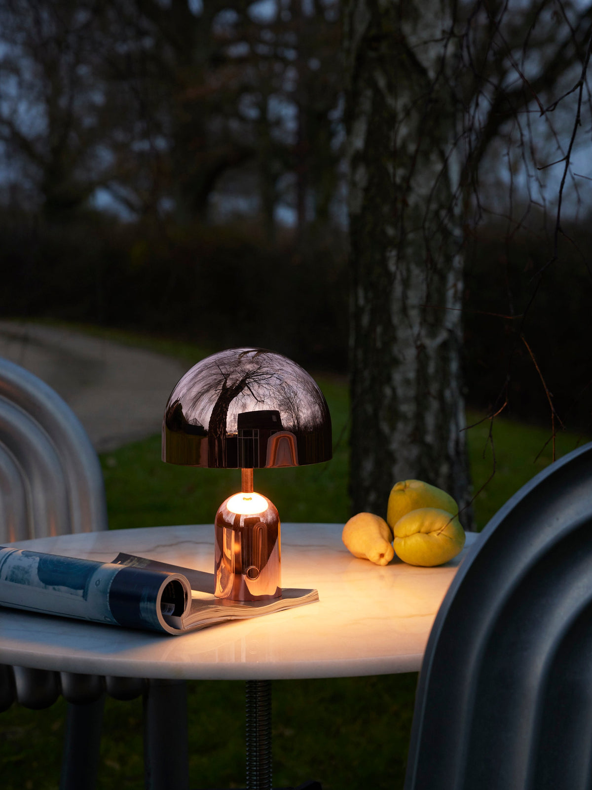 Bell Portable Light | Polished Copper