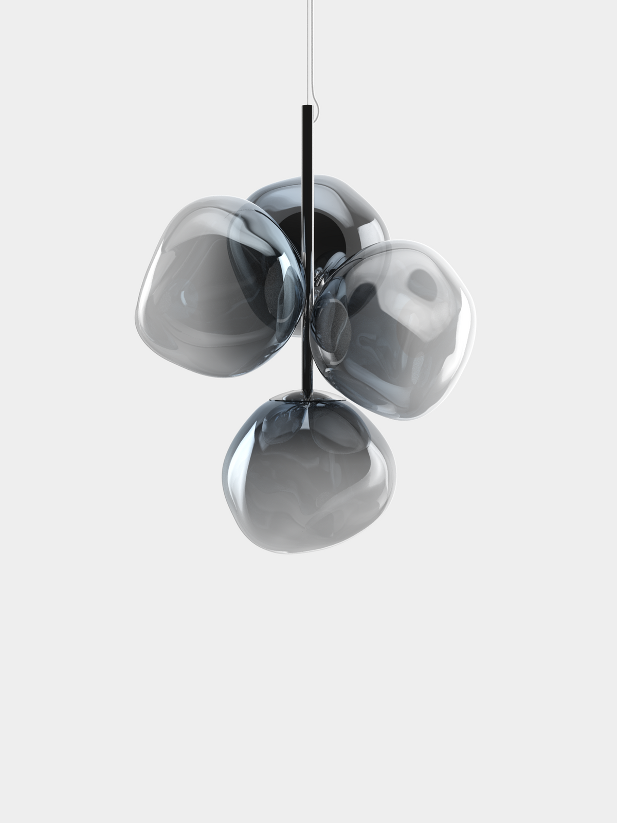 Melt Mini Chandelier | Nickel Polished Polycarbonate (US)
