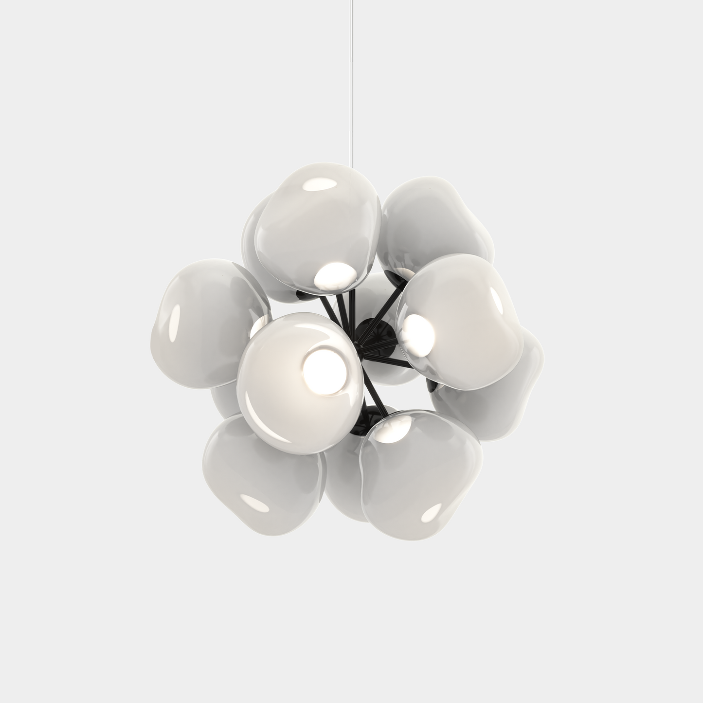 Melt Burst Chandelier Opal LED CB