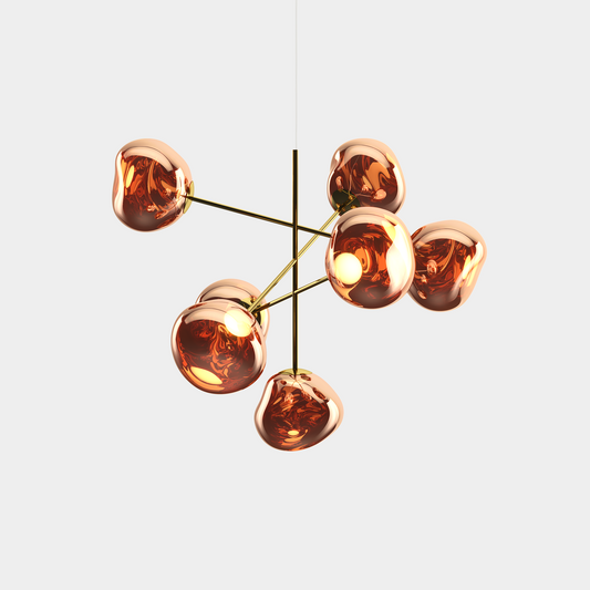 Melt Chandelier Large Copper LED CB (EU MEC02CO-CEUM4)