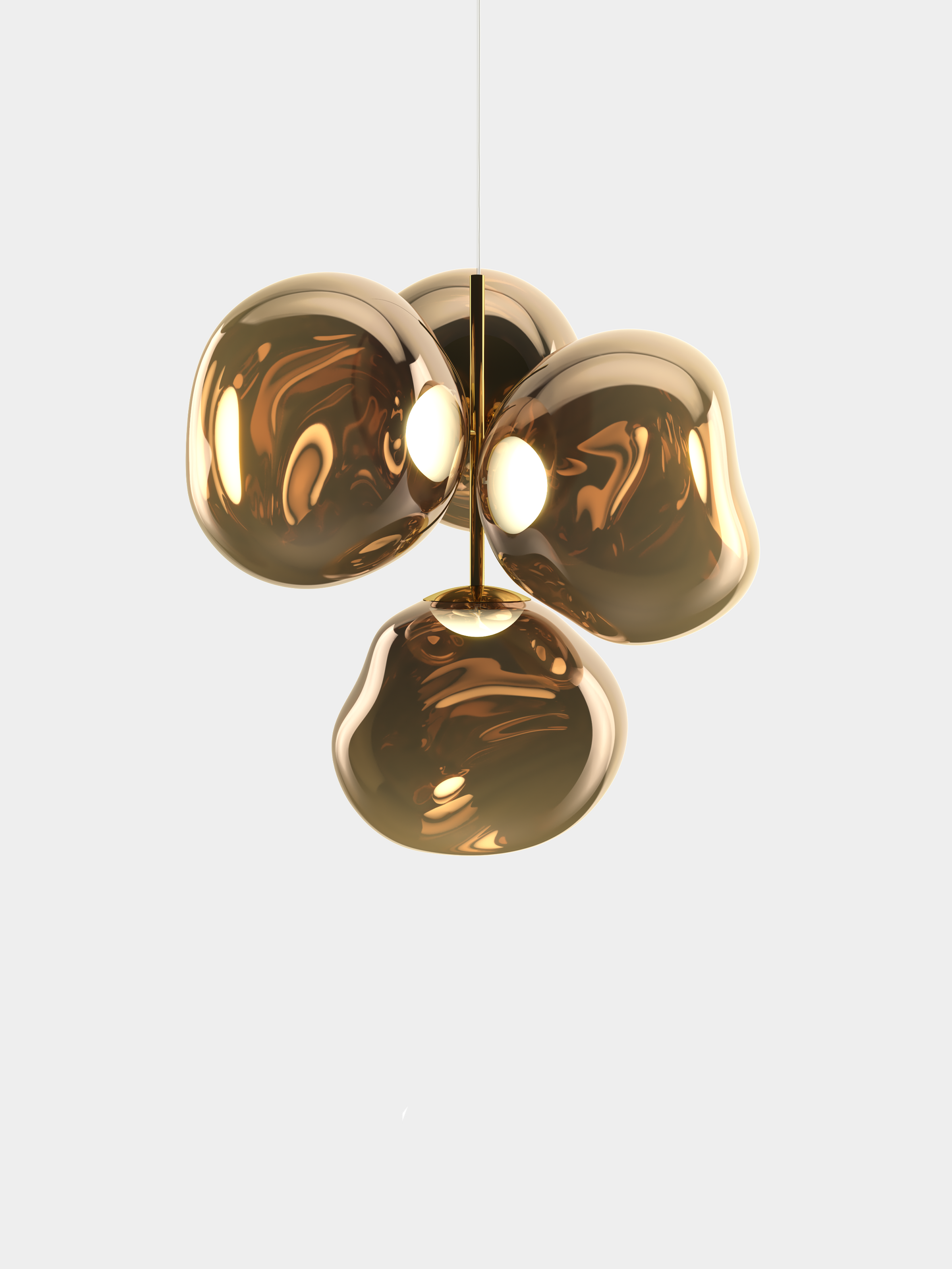Melt Chandelier Small Bronze LED CB