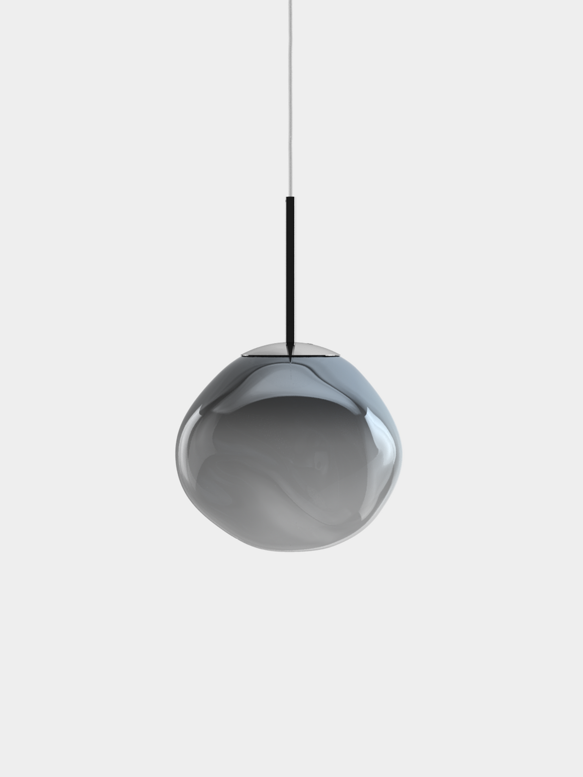 Melt Mini Pendant | Nickel Polished Polycarbonate
