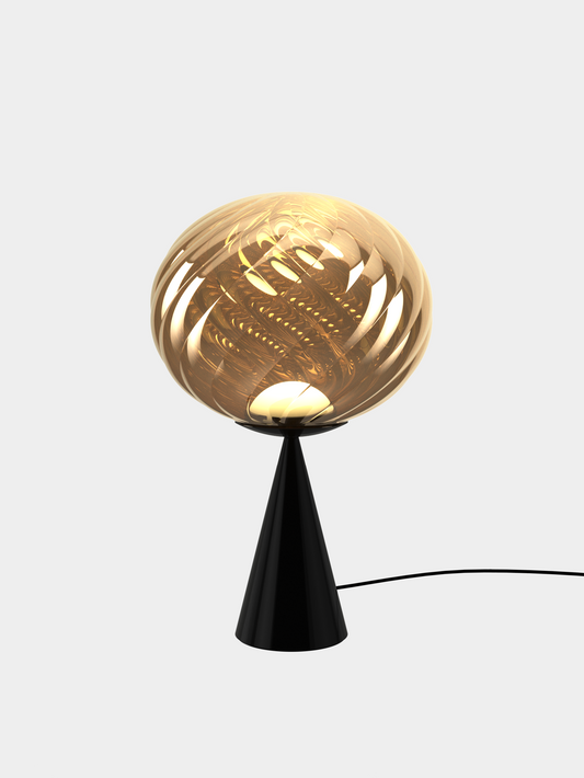 Whirl Cone Fat Table Gold/Black LED UN (USA WHS01GO-TUN01M2)