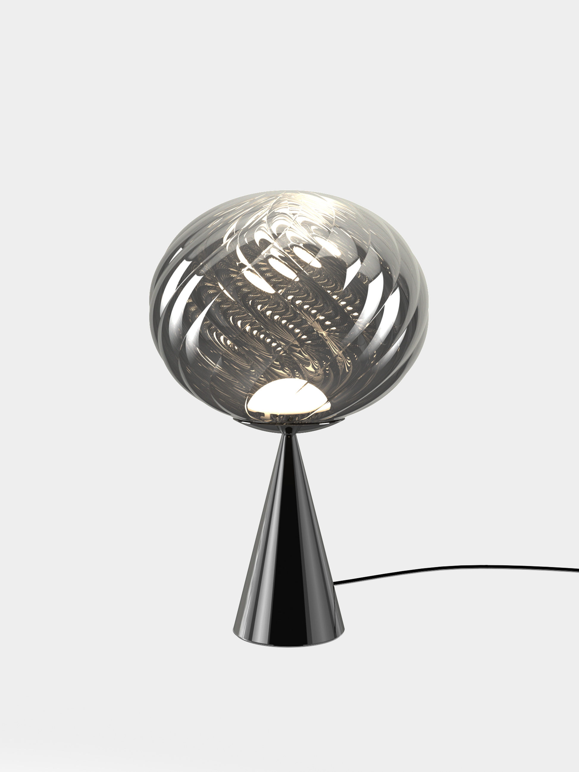 Whirl Cone Fat Table Silver/Silver LED UN (EU WHS01CH-TUN02M2)