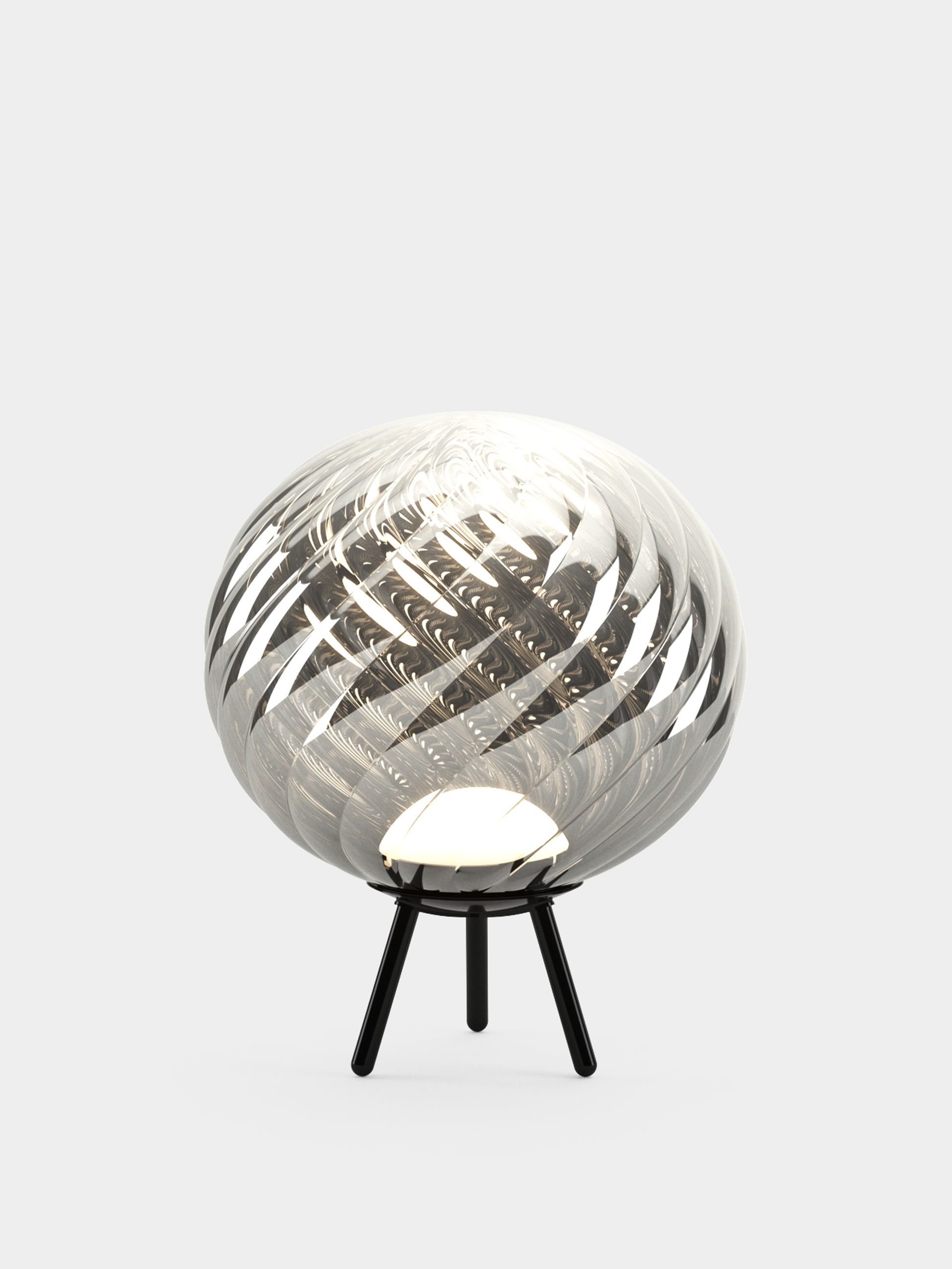 Whirl Portable Floor/Hanging Silver Black LED UN (EU WHSP01CH-PHUN01M1)